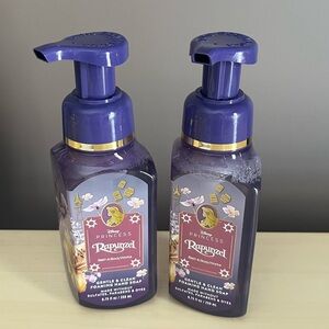 Two Bath & Body Works Disney Princess Rapunzel Foaming Hand Soaps